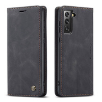 Чохол-сумка для Samsung Galaxy S21 FE, Leather Wallet Case, чорний