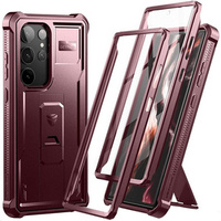 Бронированный чехол для Samsung Galaxy S23 Ultra, Dexnor Full Body (Two Frames), красный