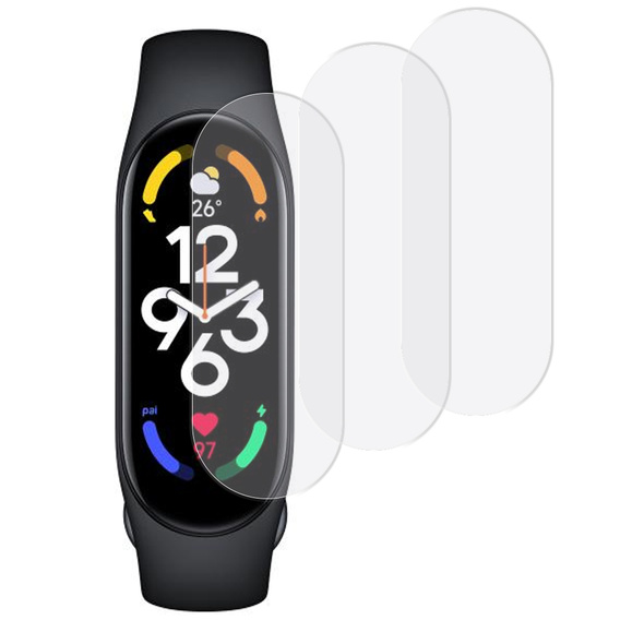 3x ERBORD Гідрогелева фольга для Xiaomi Mi Band 7/7 NFC