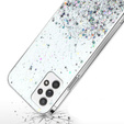 Чехол до Samsung Galaxy A33 5G, Glittery, прозрачный