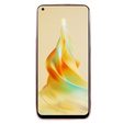 Чехол для Oppo Reno8 T 4G, Glitter Flower, розовый rose gold