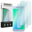 2x Загартоване скло для Samsung Galaxy J5 2017, ERBORD 9H Hard Glass на екрані