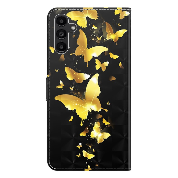 Чохол-книжка для Samsung Galaxy A14 4G/5G, Wallet Butterfly, золотий