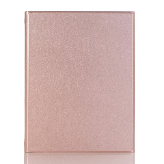 Чехол + клавиатура iPad 7/8/9 10.2 2019/2020/2021, розовый rose gold