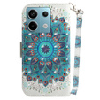 Откидной чехол для Xiaomi Redmi Note 13 Pro 5G, Wallet, Mandala Flower