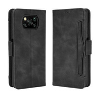 Футляр з клапаном для Xiaomi Poco X3 NFC / Poco X3 Pro, Card Slot, чорний