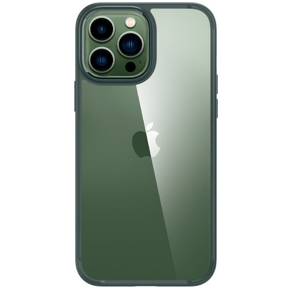 Чехол Spigen до iPhone 13 Pro, Ultra Hybrid, Midnight Green, зеленый