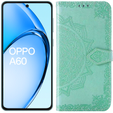 Чохол-книжка для Oppo A60, Mandala, зелений