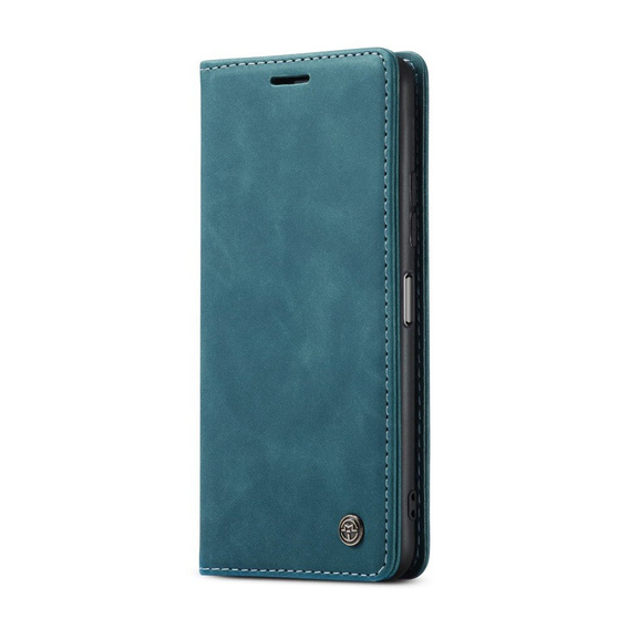 Чехол CASEME для Xiaomi Redmi Note 10 Pro, Leather Wallet Case, синий