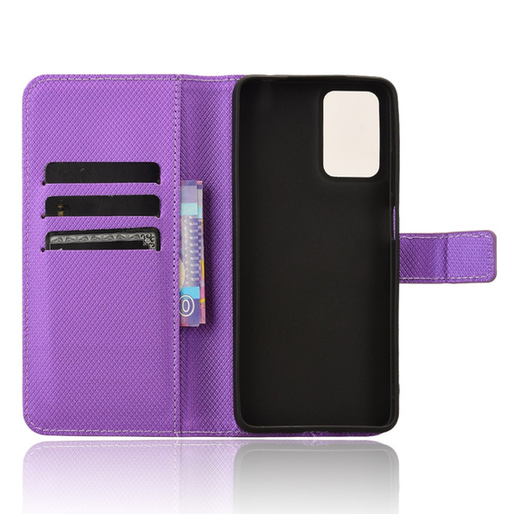 Откидной чехол для Motorola Moto G24 / G24 Power / G04, Wallet Smart Magnet, фиолетовый