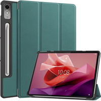 Чохол для Lenovo Tab P12, трисекційний з місцем для стилуса, зелений