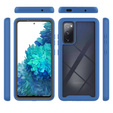 Чoхол Shockproof до Samsung Galaxy S20 FE, із захисним екраном, темно-синій