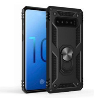 Броньований Чoхол до Samsung Galaxy S10+ Plus, Nox Case Ring, чорний