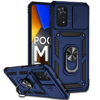 Чехол NOX Camera Slide Xiaomi Poco M4 Pro 4G, CamShield Slide, синий