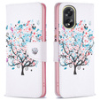 Чохол-книжка для Oppo A38 4G / Oppo A18 4G, Wallet, Colorful Tree білий