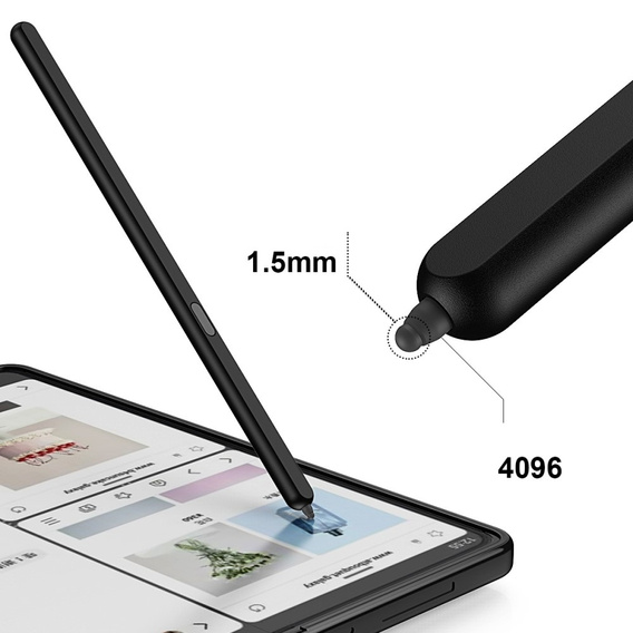 Стилус Touch Screen Stylus Pen для Samsung Galaxy Z Fold5 5G / Z Fold6 5Ga, чорний