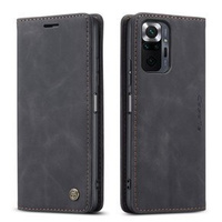 Чохол-сумка для Xiaomi Redmi Note 10 Pro, Leather Wallet Case, чорний