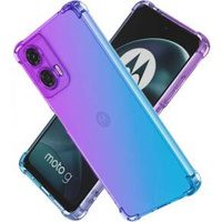 Чехол для Motorola Moto G85, Gradient Dropproof, Фиолетовый / синий