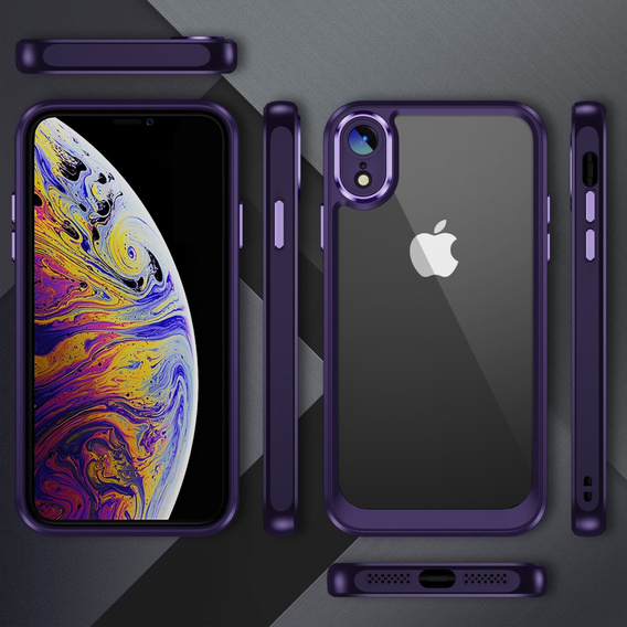 Чехол для iPhone XR, ERBORD Impact Guard, тёмно-фиолетовый