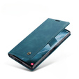 Чехол CASEME для Samsung Galaxy S22 Ultra, Leather Wallet Case, зелёный