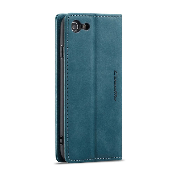 Чехол CASEME для iPhone 7/8/SE 2020/SE 2022, Leather Wallet Case, синий