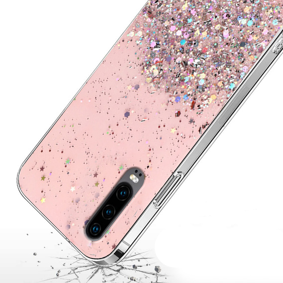 Чoхол до Huawei P30, Glittery, рожевий