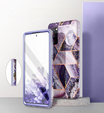 Чoхол до Samsung Galaxy S20 FE, Suritch Full Body Marble, фіолетовий