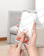 Чoхол до Samsung Galaxy S22 Ultra, Suritch Full Body Marble, білий