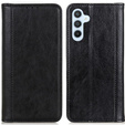 Чoхол до Samsung Galaxy S24, Wallet Litchi Leather, чорний