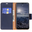 Откидной чехол для Nokia G11 / G21, Litchi Wallet Case, синий