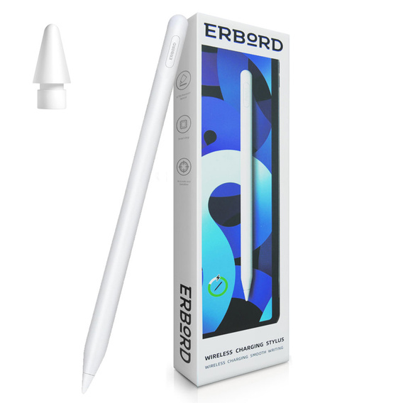 Стилус ERBORD Stylus Pro для Apple iPad Air/Pro/Mini, белый