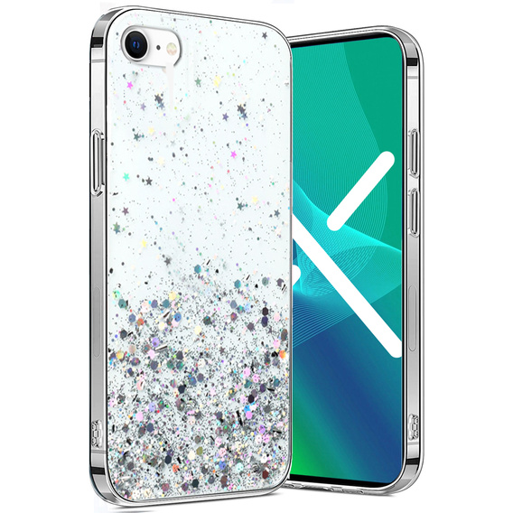 Чoхол до iPhone 7/8/SE 2020/SE 2022, Glittery, прозорий