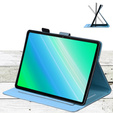 Чехол для iPad 10.2" 2021/2020/2019 (9/8/7 gen.), с клапаном, animal, синий