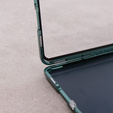 Чехол для Huawei P30 Pro, ERBORD Glass Armor Leather, синий