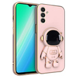 Чехол до Samsung Galaxy A13 5G / A04s, Astronaut, розовый rose gold