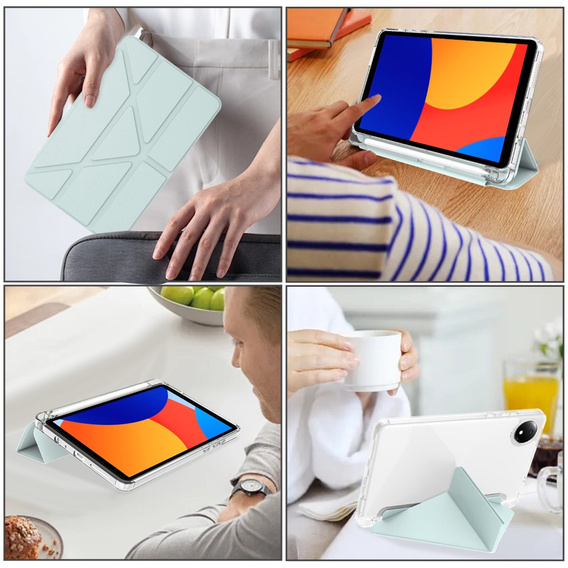 Чохол для Xiaomi Redmi Pad SE 8.7", Origami, зелений