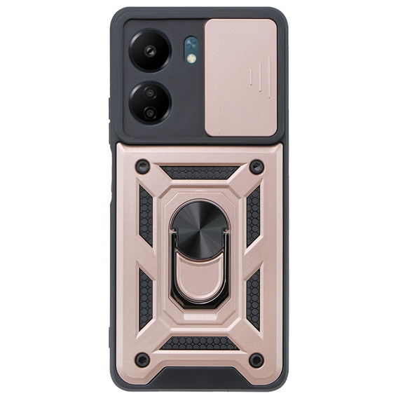 Чохол NOX Camera Slide Xiaomi Redmi 13C / Poco C65, CamShield Slide, рожевий rose gold