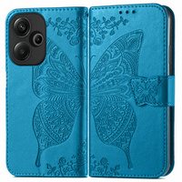 Чохол-книжка для Xiaomi Poco F6, Butterfly, м'яти