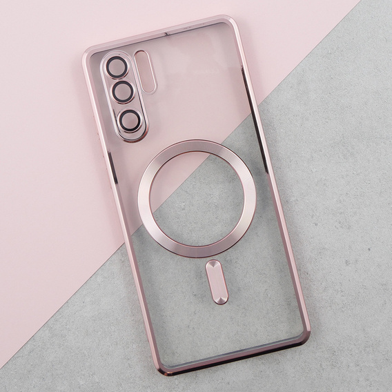 Чoхол до Huawei P30 Pro, MagSafe Hybrid, рожевий