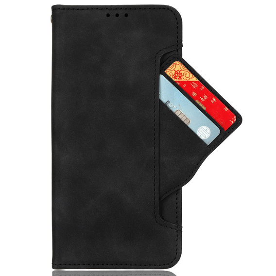 Откидной чехол для Xiaomi Redmi 13C / Poco C65, Card Slot, чёрный