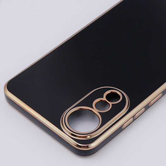 Чехол для Oppo A78 4G, Glamour CamShield, чёрный