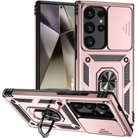 Чохол NOX Camera Slide Samsung Galaxy S24 Ultra, CamShield Slide, рожевий rose gold