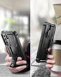 Бронированный чехол для Samsung Galaxy S22, Dexnor Full Body, чёрный