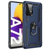 Бронированный Чехол до Samsung Galaxy A72 5G, Nox Case Ring, синий