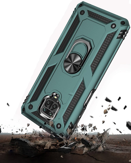 Броньований Чoхол до Xiaomi Redmi Note 9S / 9 Pro, Nox Case Ring, зелений