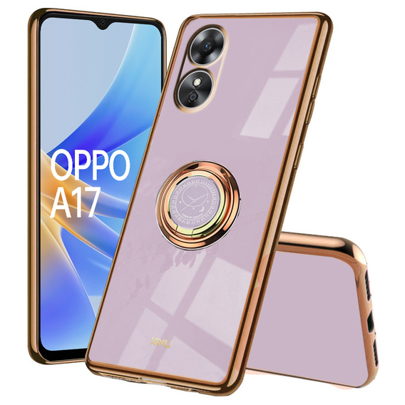 Чoхол до Oppo A17, Electro Ring, фіолетовий