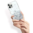 Чехол до iPhone 13 Pro Max, Glittery, прозрачный