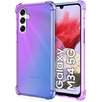 Чехол для Samsung Galaxy M34 5G, Gradient Dropproof, Фиолетовый / синий