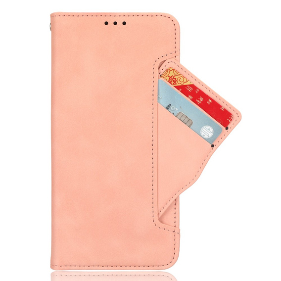 Откидной чехол для Huawei Nova Y91 4G, Card Slot, розовый