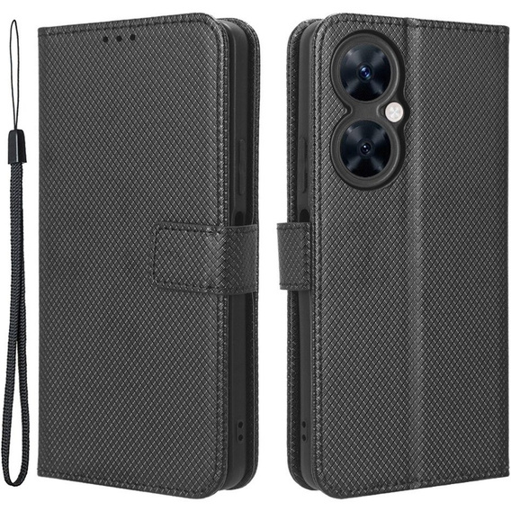Откидной чехол для Huawei Nova 11i, Wallet Smart Magnet, чёрный